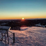 Der Sonnenaufgang auf dem Feldberg