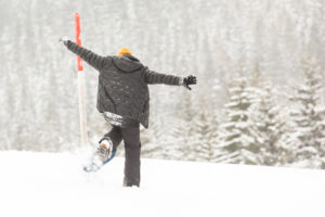 Schneeschuhwandern mit der 9b am Feldberg